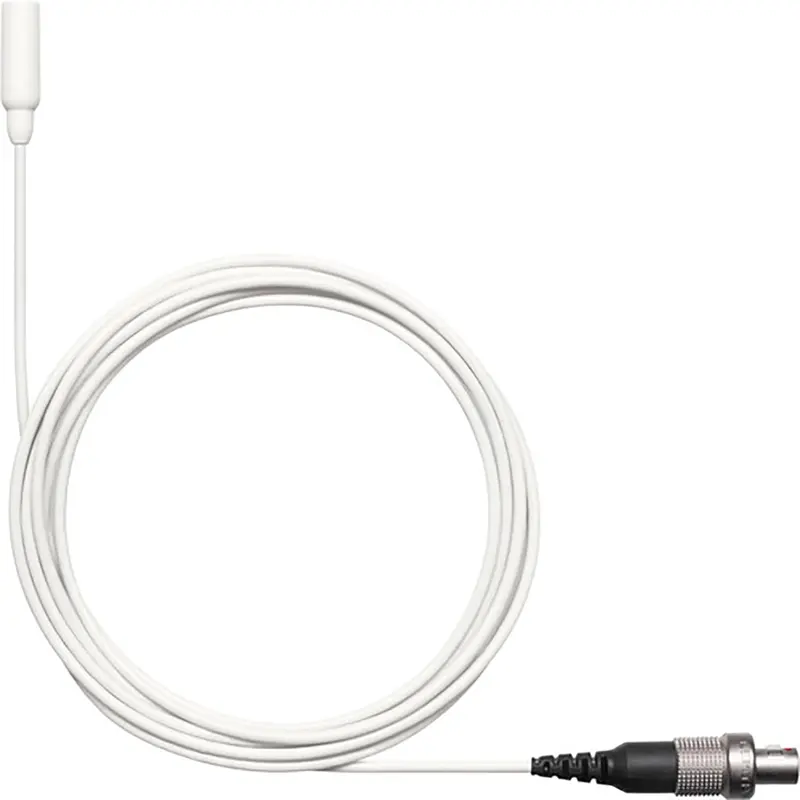 Shure TL47W/O-LEMO-A TwinPlex Omnidirectional Lavalier Microphone - LEMO3 with Accessories - White