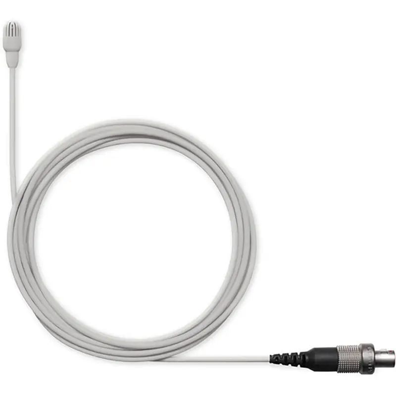 Shure TL47W/O-LEMO TwinPlex Subminiature Omnidirectional Lavalier Microphone with LEMO3 Plug - White