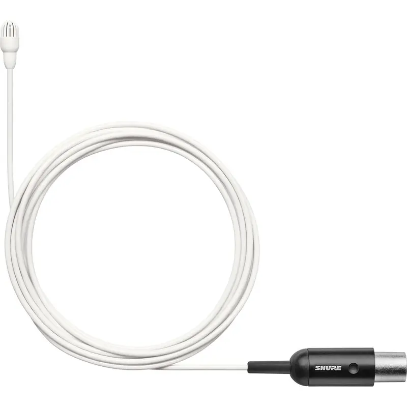 Shure TL47W/O-MTQG-A TwinPlex Omnidirectional Lavalier Microphone - MTQG with Accessories - White