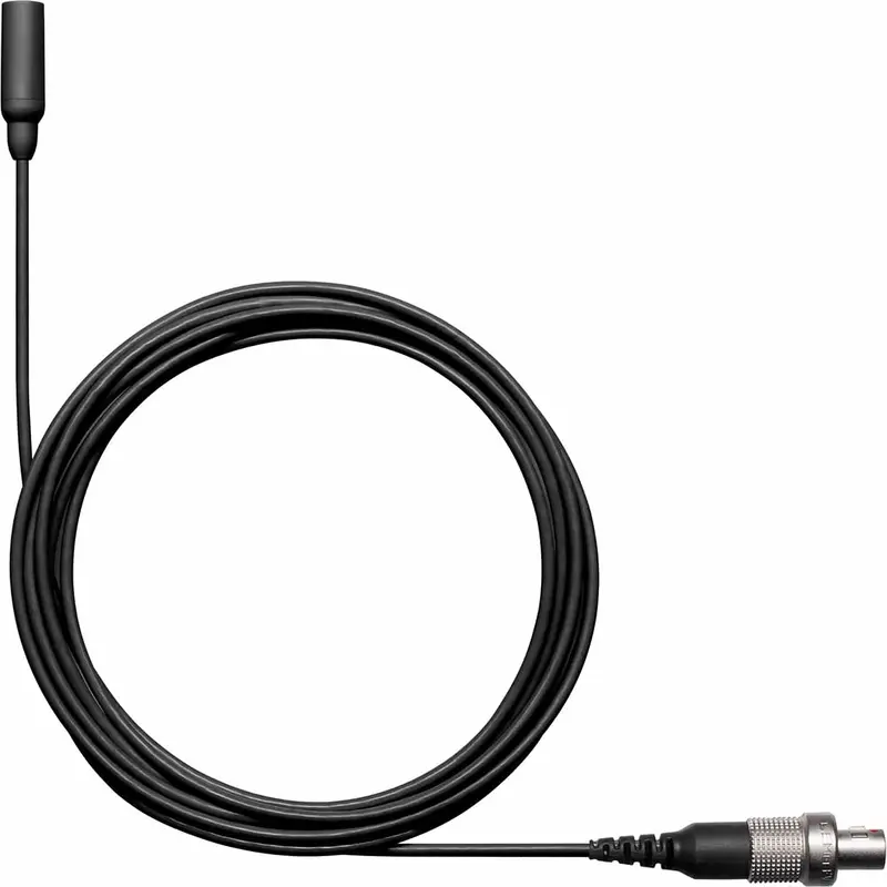 Shure TL48B/O-LEMO-A TwinPlex Omnidirectional Lavalier Microphone - LEMO3 with Accessories - Black