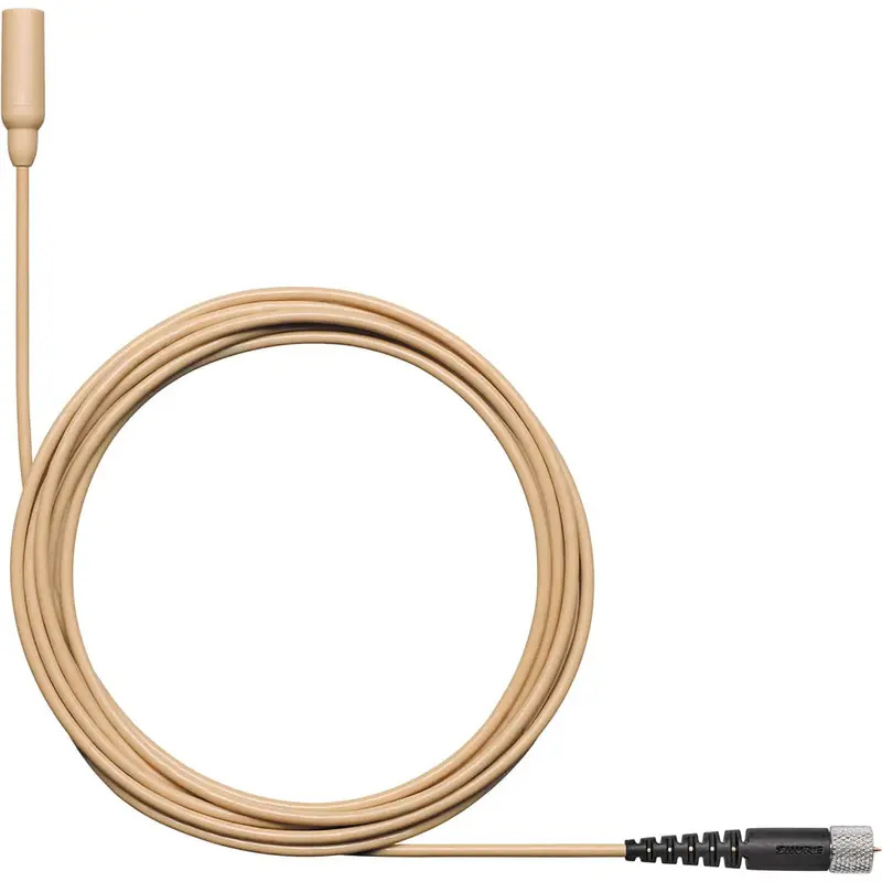 Shure TL48T/O-MDOT-A TwinPlex Omnidirectional Lavalier Microphone - MDOT with Accessories - Tan