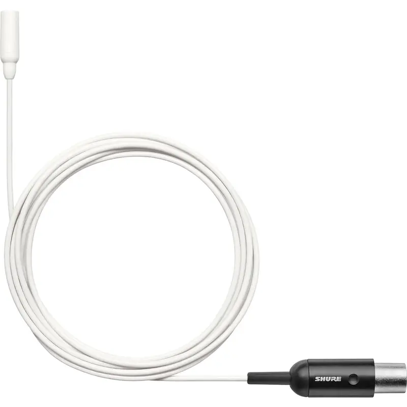 Shure TL48W/O-MTQG-A TwinPlex Omnidirectional Lavalier Microphone - MTQG with Accessories - White