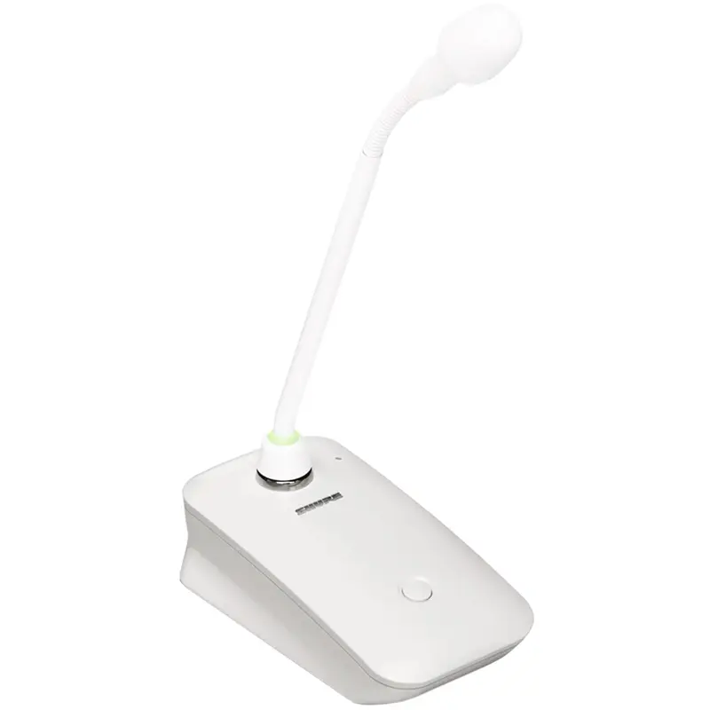 Shure ULXD8W=-G50 Wireless Gooseneck Base Transmitter for ULXD / QLXD Microphones - G50 Band - White