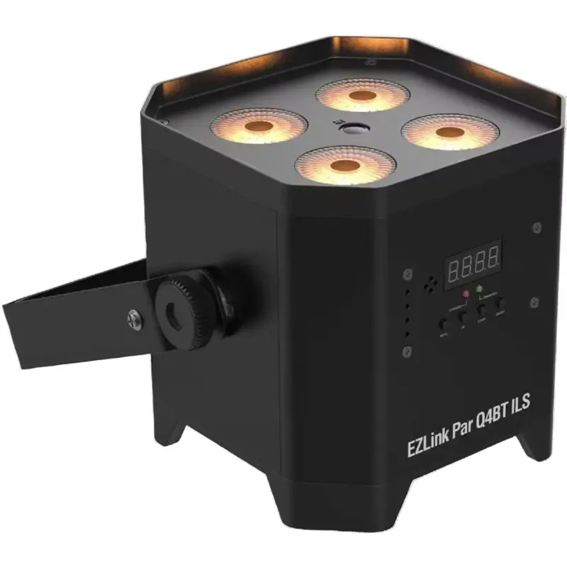 Chauvet DJ EZLINK PAR Q4BT ILS Quad Color (RGBA) LED Par Wash Light - Battery Operated - Bluetooth