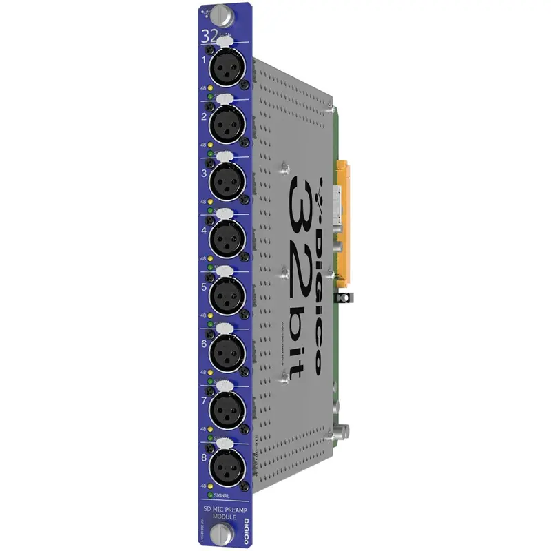 DiGiCo SD Series Digital Console 'Ultimate Stadius' 32-Bit Input Card (8 Mic/Line Input Card)