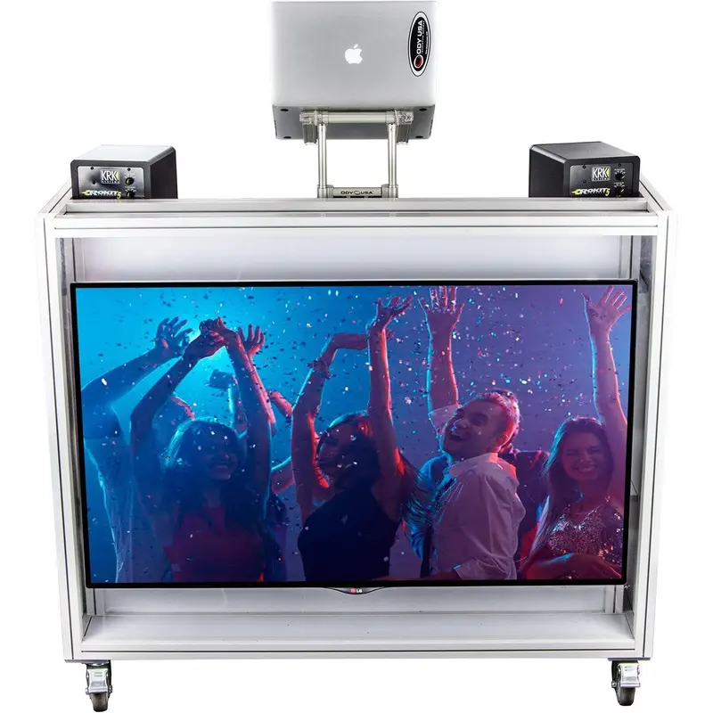 Odyssey MVDJ55W Majestic Rolling VDJ Booth 55-inch