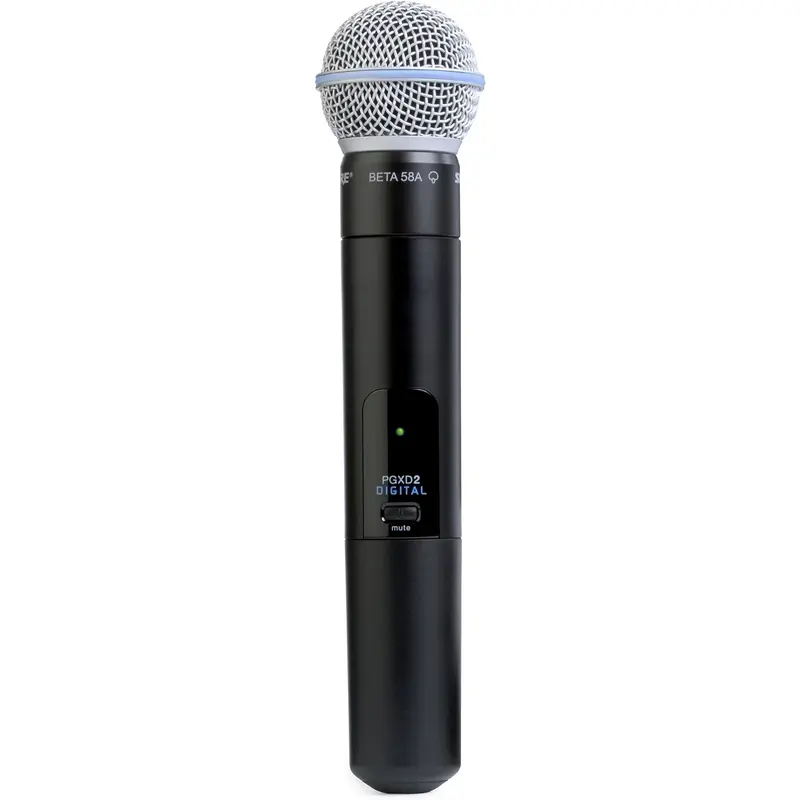 Shure PGXD2/BETA58 Handheld Wireless Microphone Transmitter - X8 Band