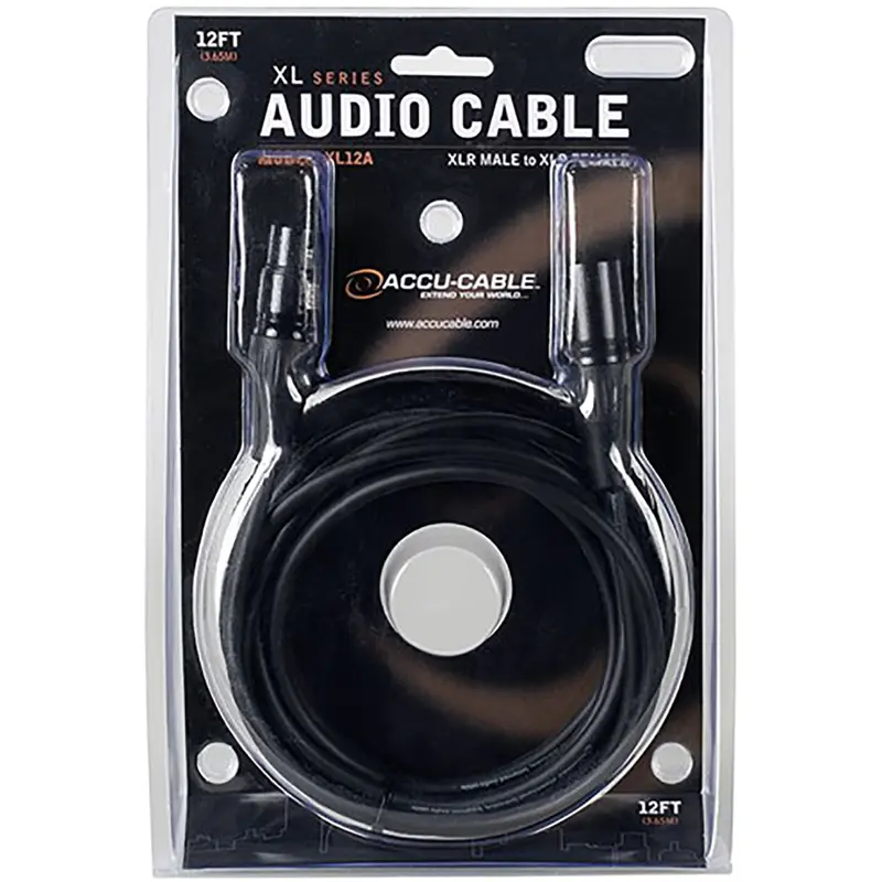 Accu-Cable XL12A 12-Foot XLR Audio Cable