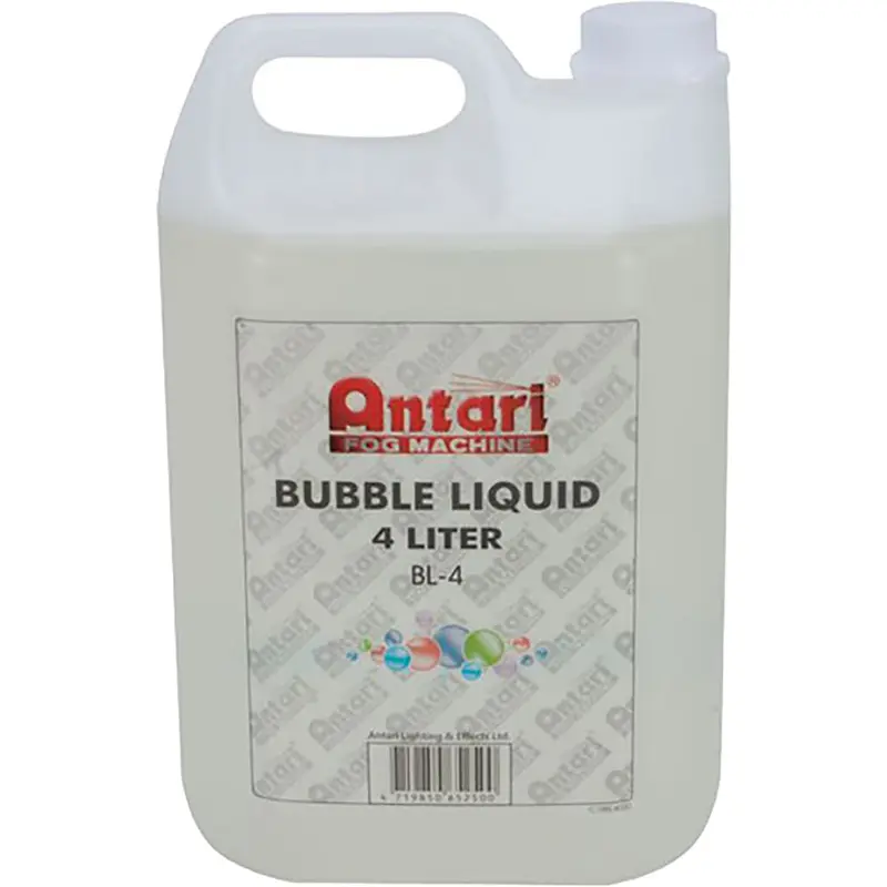 Antari BL-4 4 Liter Bottle of Bubble Fluid