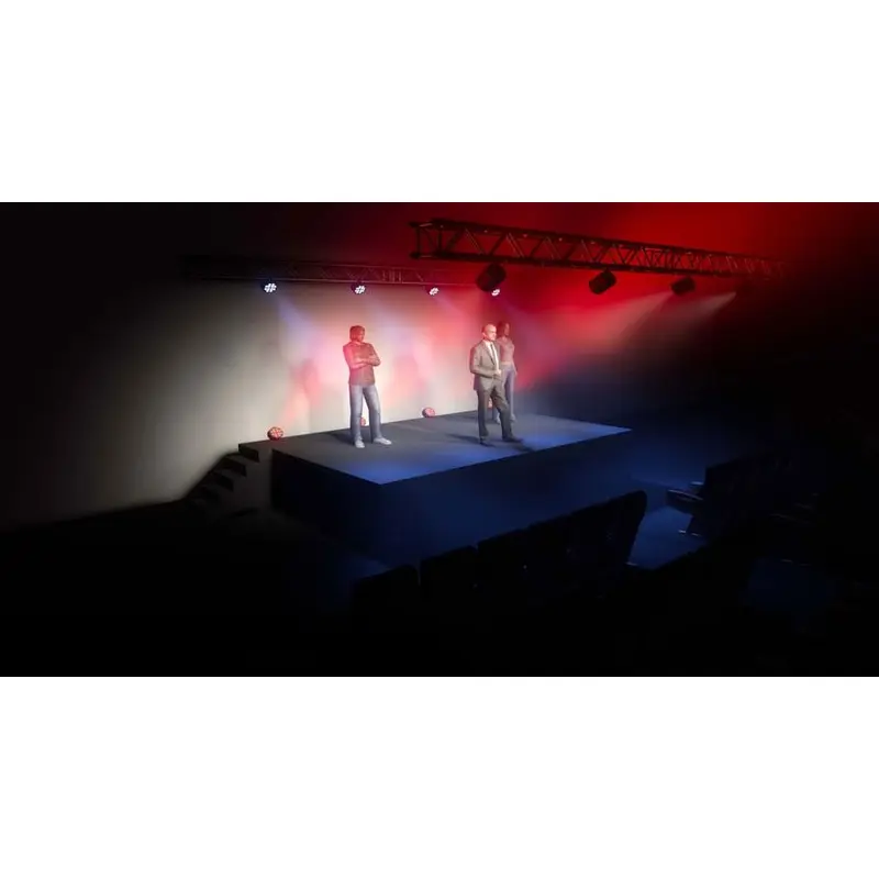 Chauvet 15 x 10 Stage Silver Lighting Package