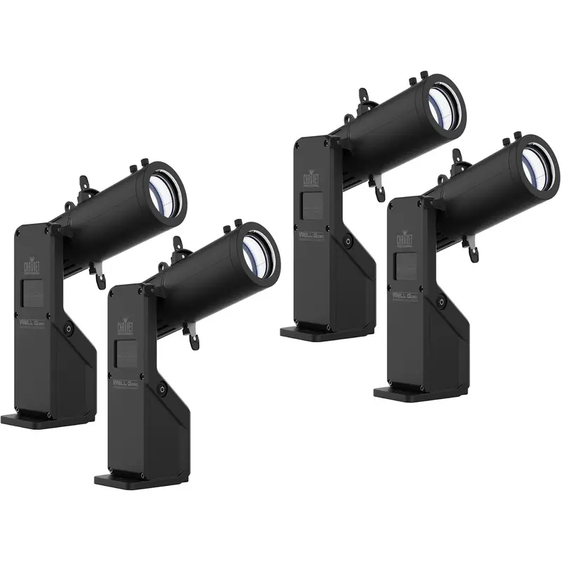 Chauvet WELL Gobo Battery-Powered 4-Pack w/ Case