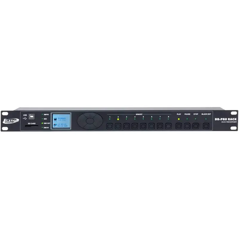 Elation DR-Pro Rack 19" Rack Mount DMX Recorder