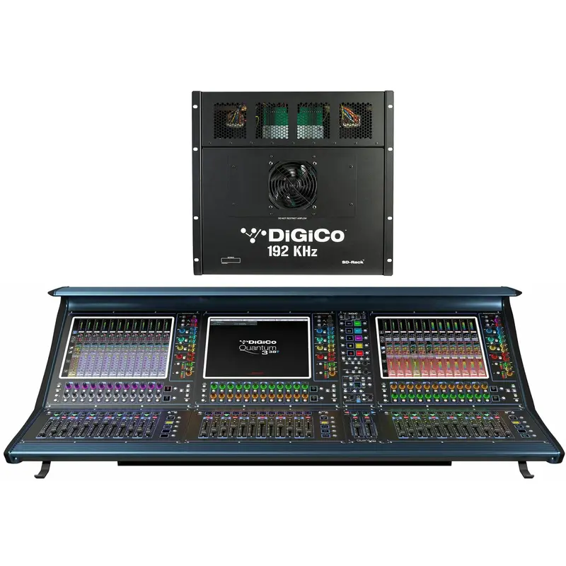 DiGiCo Quantum 338 Digital Mixing Console SD Package - MADI and One Multi-Mode Optics ST