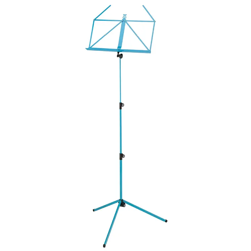 K&M 10010.000.33 Adjustable 3 Piece Music Stand - Ocean Blue
