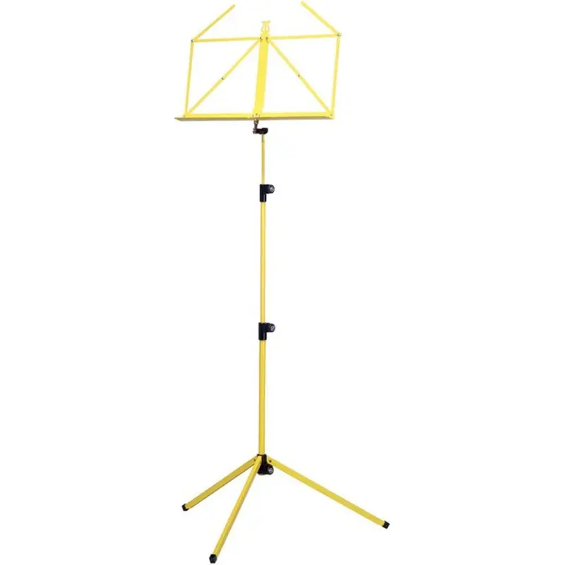 K&M 10010.000.61 Adjustable 3 Piece Music Stand - Yellow