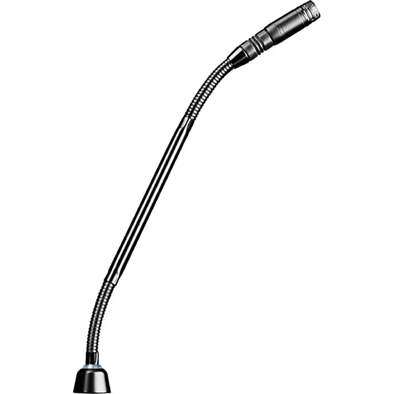 Shure MX410RLPDF/S 10 Inch Gooseneck Microphone with Red LED Top Light Ring - Supercardioid Capsule
