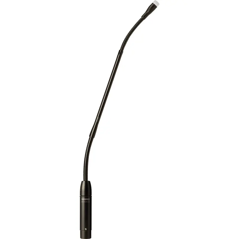 Shure MX412/N 12 Inch Microflex Standard Gooseneck Condenser Microphone - No Cartridge - Preamp