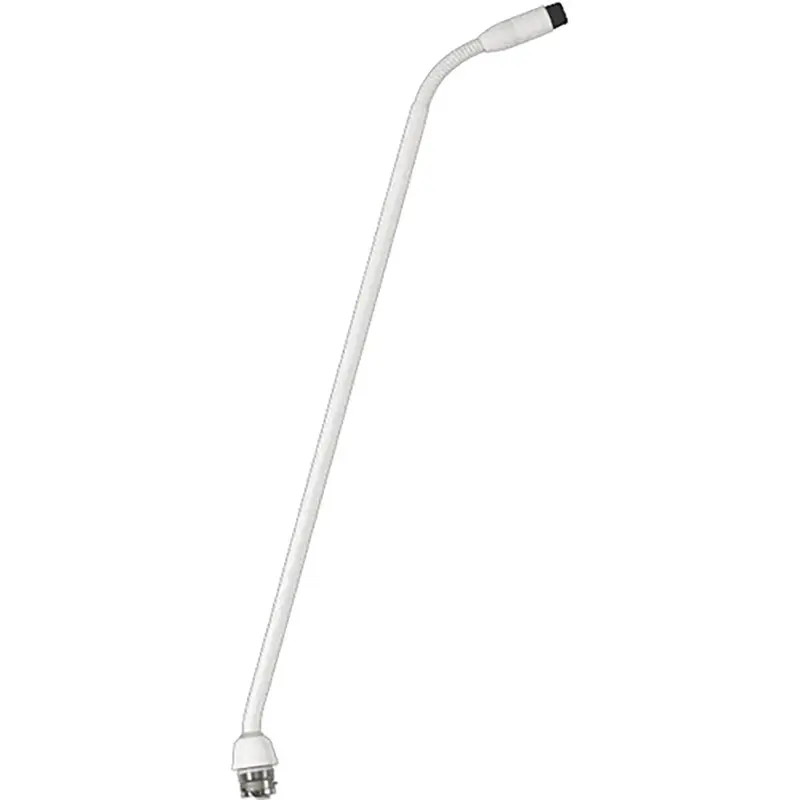 Shure MX415WRLP/N Microflex 15-Inch Gooseneck Microphone - Top Light with No Capsule - White