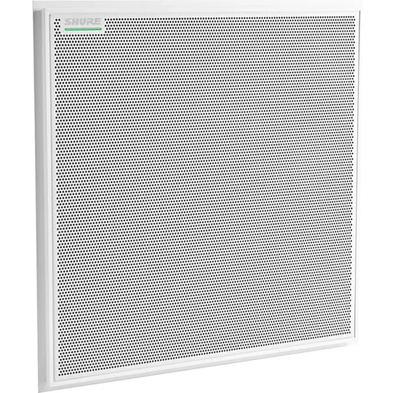 Shure MXA902W-S 2 Foot Ceiling Array Microphone and Loudspeaker - White