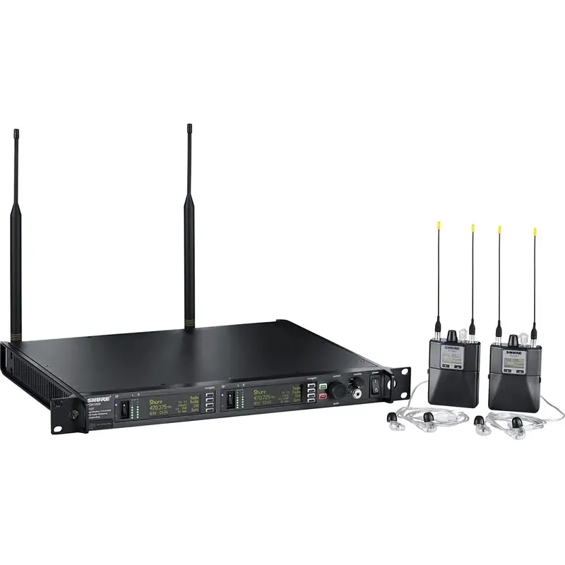 Shure P10TR+425CL-G10 PSM1000 Monitor System - Dual Transmitter/2x Bodypacks/2x Earphones - G10 Band