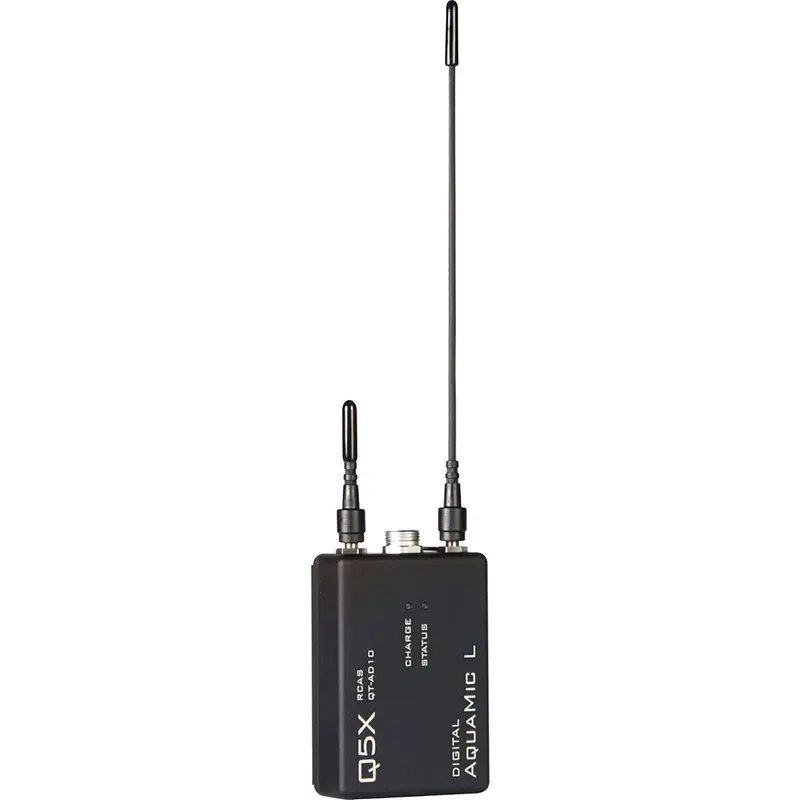 Shure QTAD10AL=-K55 AD10A AquaMic Long Life Waterproof Wireless Bodypack Transmitter - 606-694 MHz