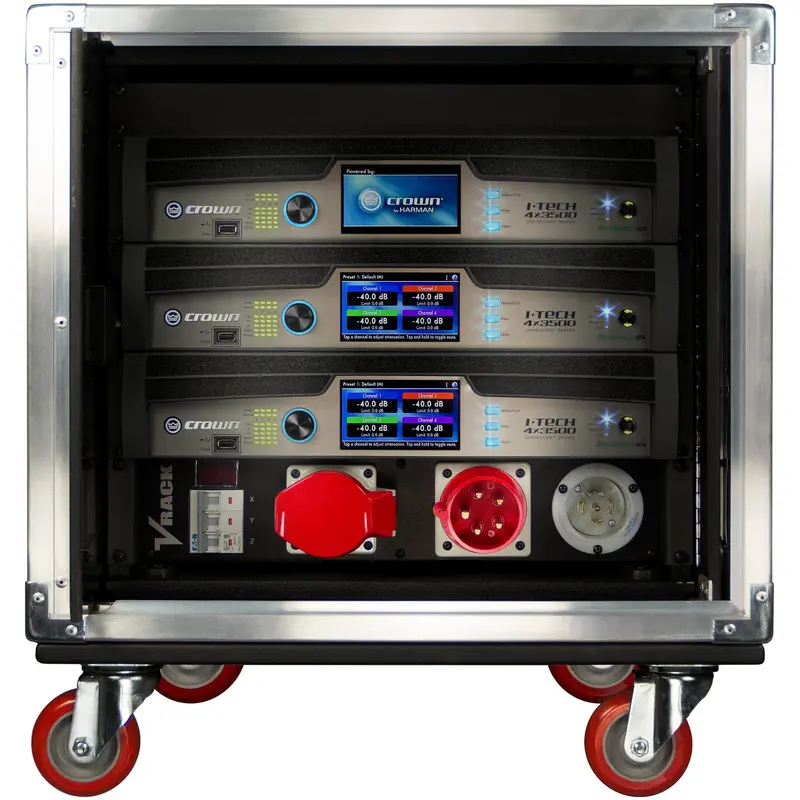 Crown VRACKHD4FX Rack for 3x I-Tech 4x3500HD - Complete with Amplifiers