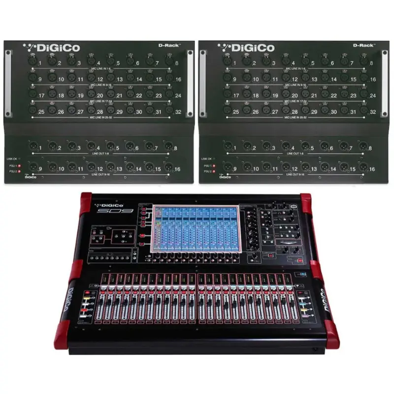 DiGiCo SD9 RACK PACK Install Package - MADI and One Multi-Mode Optics HMA