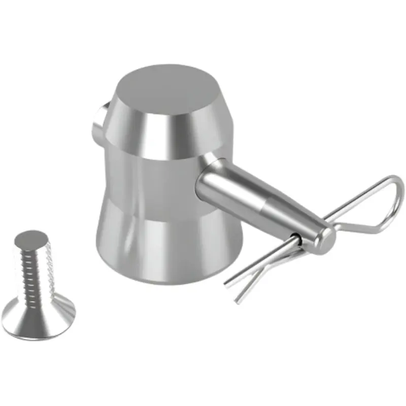 Global Truss HALF-COUPLER-SS Stainless Steel Half Coupler For F34 Base Plates