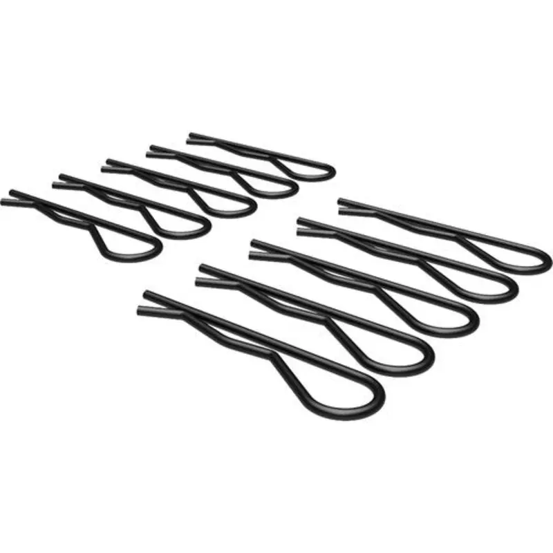 Global Truss R-CLIP-SS-BLK Stainless Steel Cotter Pin (Pack of 10) - Black Anodized