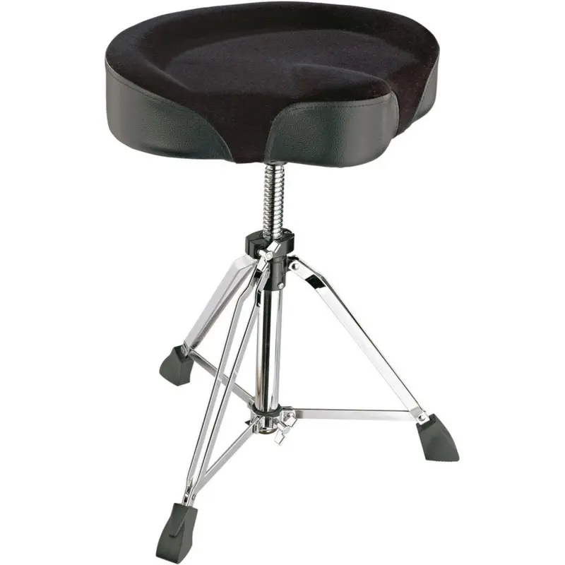 K&M 14039.000.02 Drum Throne with Spindle Lift - Black Velvet