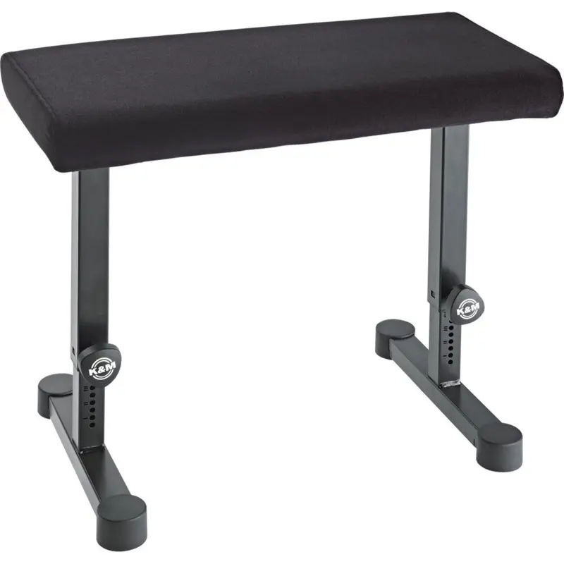 K&M 14086.019.55 Keyboard Bench - Black Fabric