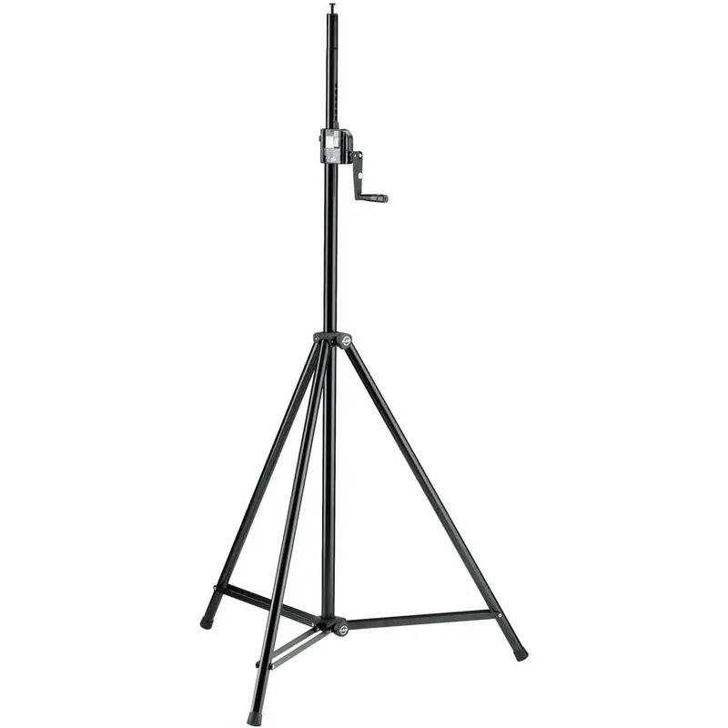 K&M 24610.009.55 Lighting / Speaker Stand - Hand Crank - Black