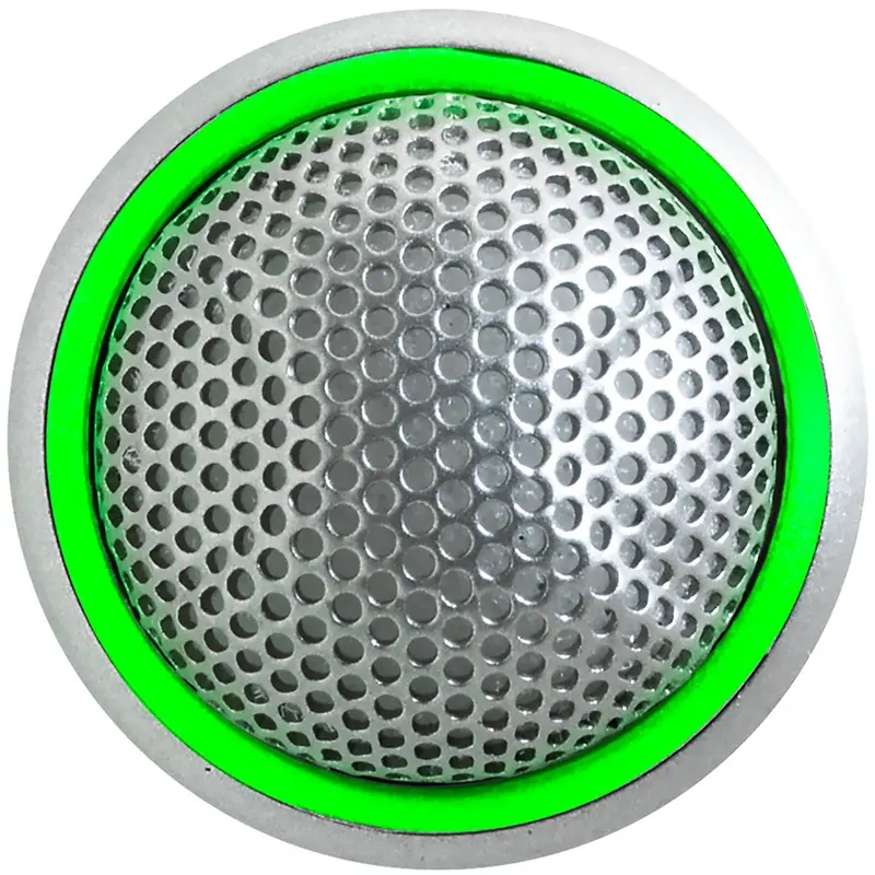 Shure MX395AL/BI-LED Microflex Low Profile Bidirectional Boundary Microphone - 5-Pin XLR - Aluminium