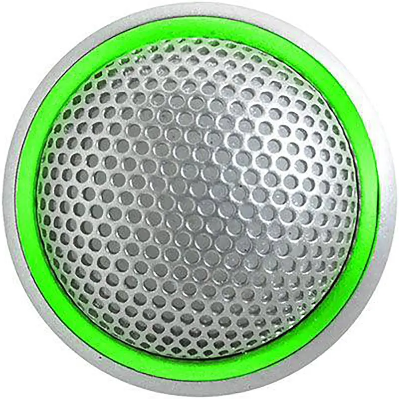 Shure MX395AL/O-LED Microflex Low Profile Omnidirection Boundary Microphone - 5-Pin XLR - Aluminium