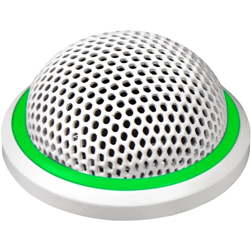 Shure MX395W/C-LED Microflex Low Profile Cardioid Boundary Microphone - 5-Pin XLR - White
