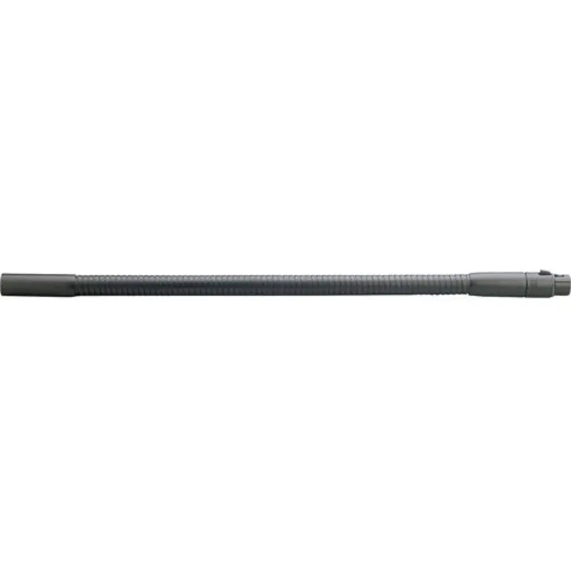 K&M 23030.300.55 Gooseneck Extension - Lateral Cable Entry / XLR Connector - 11.8" - Black