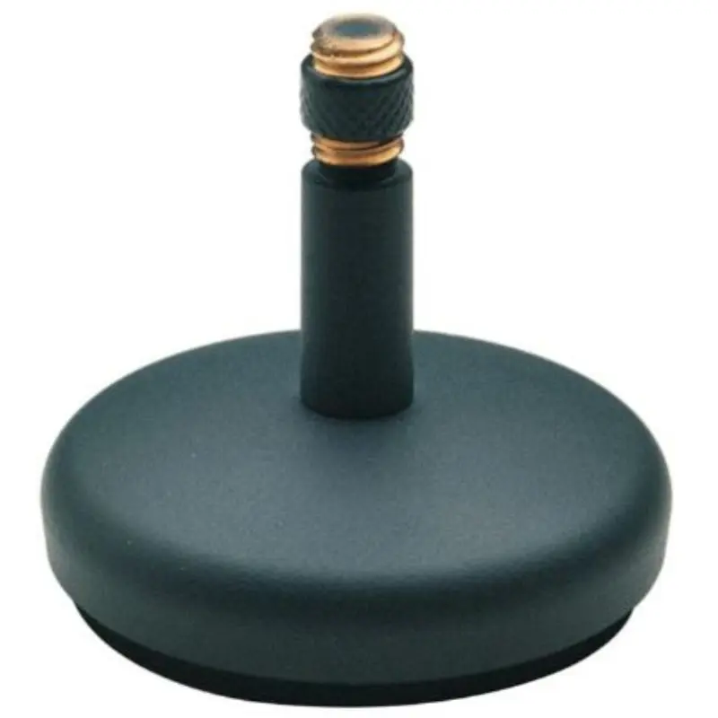 K&M 23266.500.74 Tabletop Microphone Stand - 3/8 Threaded Connector - Gray