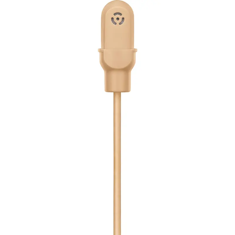 Shure DL4T/O-MTQG-A DuraPlex Omnidirectional Subminiature Waterproof Microphone - MTQG Plug - Tan