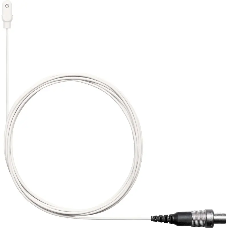 Shure DL4W/O-LM3-A DuraPlex Omnidirectional Subminiature Waterproof Microphone - LEMO3 Plug - White