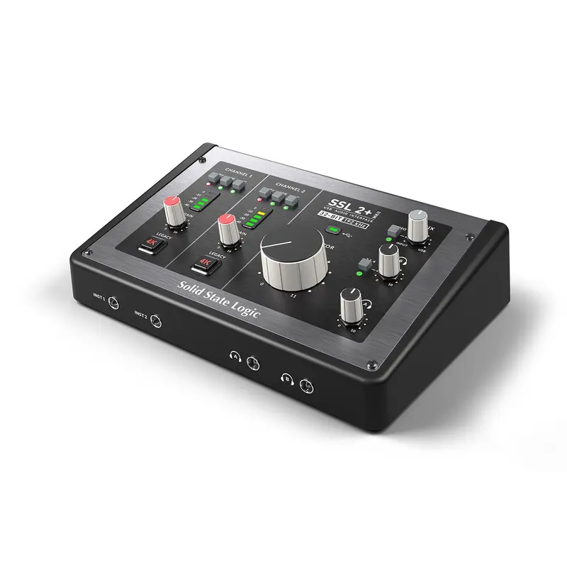Solid State Logic SSL 2+ MKII 2x4 USB-C 32-Bit Audio Interface