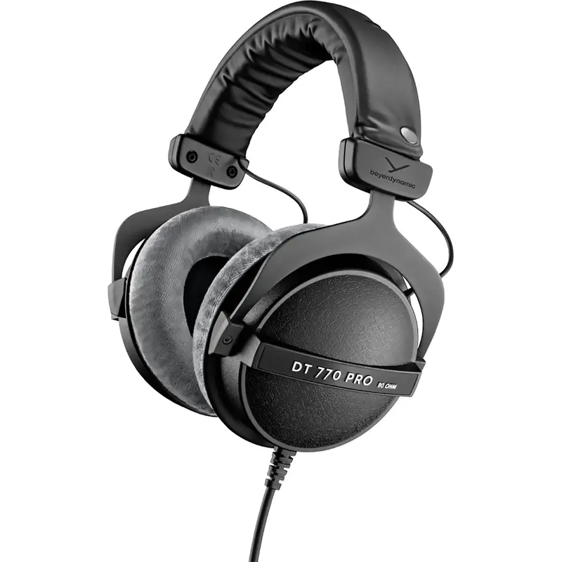 Beyerdynamic DT 770 PRO 80 Ohm Pro Legendary Monitoring Reference Headphones - 80 Ohms - Closed