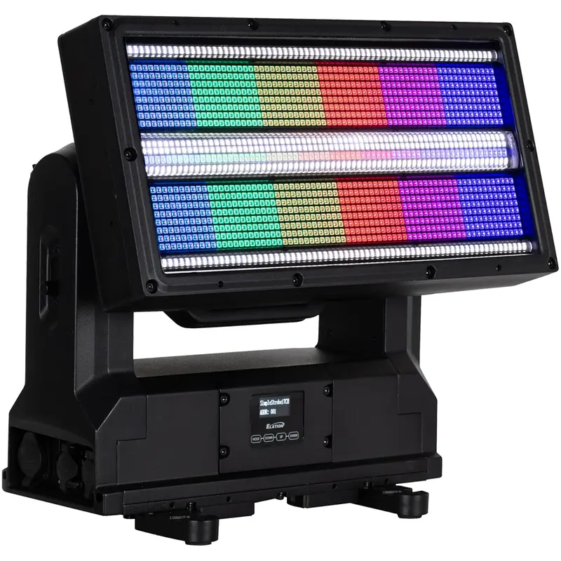 Elation PUL345 Pulse Panel FX Strobe Panel Light with 360 Degree Pan / Spin and 180 Degree Tilt