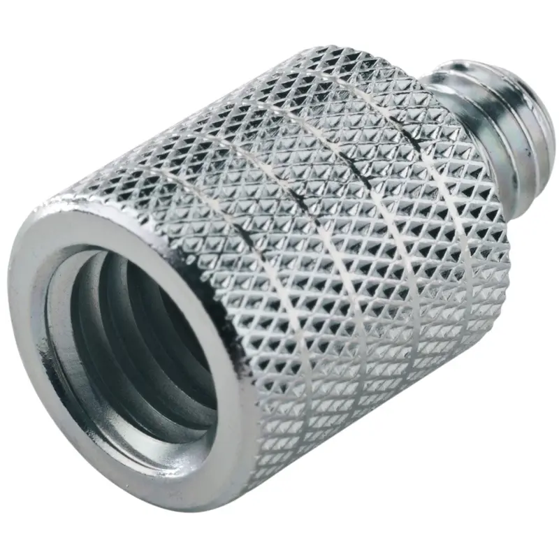 K&M 21800.000.29 Thread Adapter - 1/2 Inch Female Thread - 3/8 Inch Male Thread - Zinc Plated