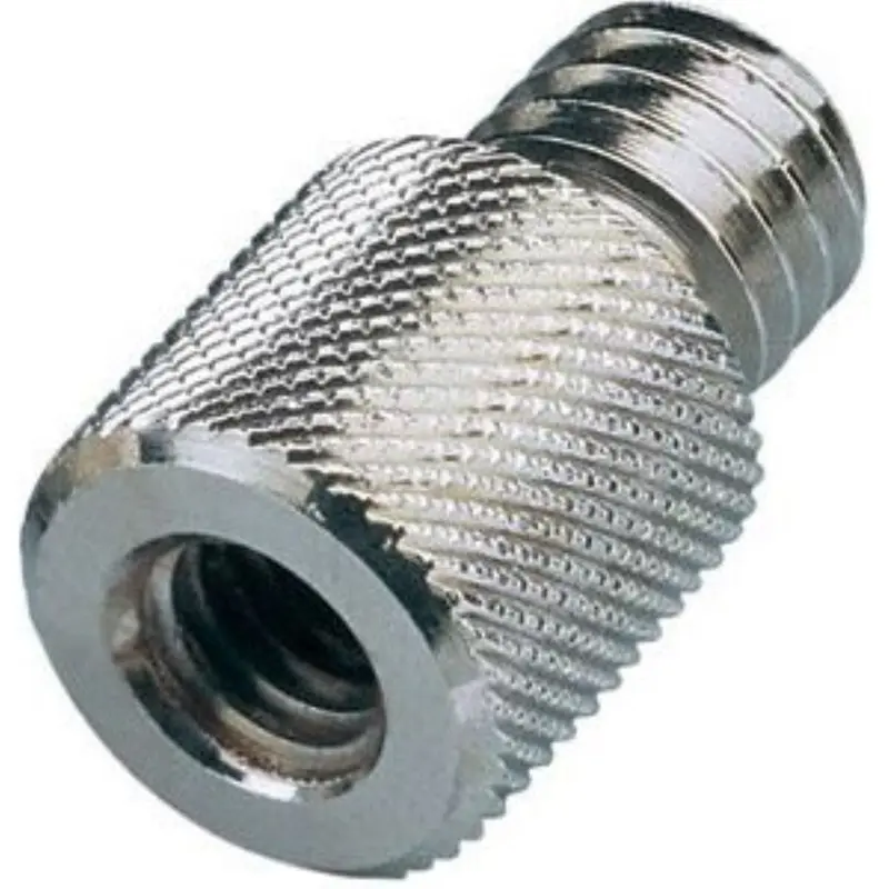 K&M 21900.000.29 Thread Adapter - 3/8 Inch Female Thread - 1/2 Inch Male Thread - Zinc Plated