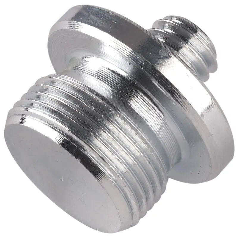 K&M 21927.000.29 Threaded Adapter - 3/8 Inch Threaded Bolt M20 x 1.25 Millimeter to 3/8 - Zinc