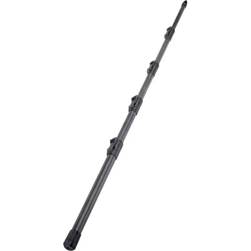 K&M 23785.500.55 Microphone Fishing Pole - Carbon - Length 31.49-111.22 Inch - Black