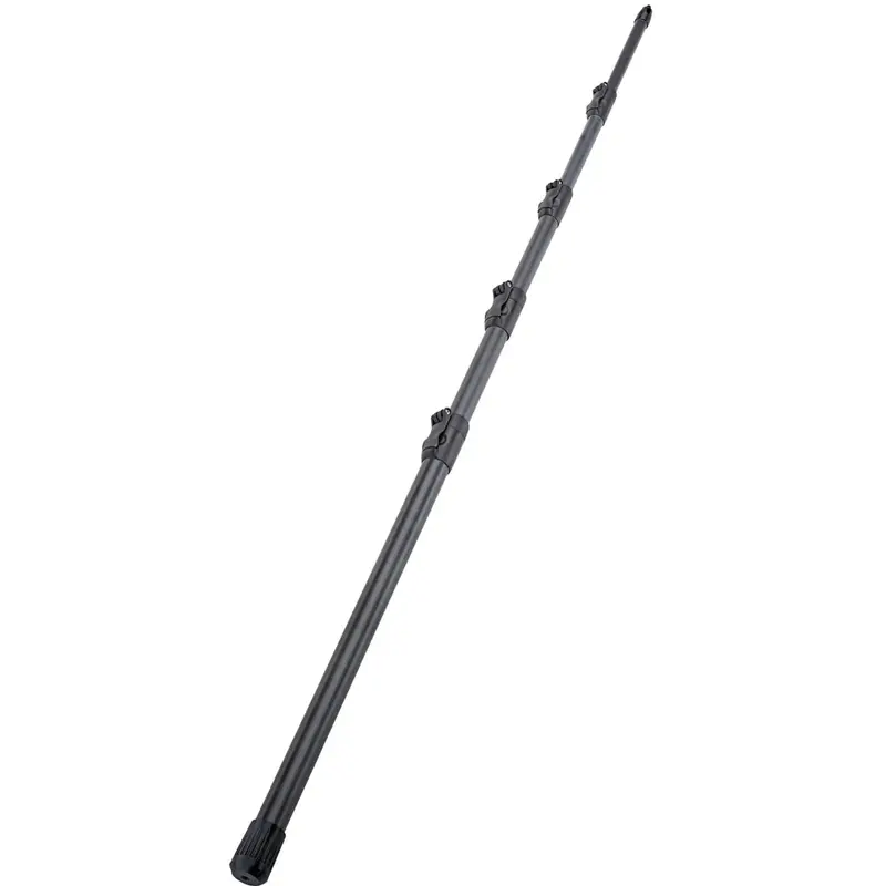 K&M 23790.500.55 Microphone Fishing Pole - Carbon - Length 39.37-150.59 Inch - Black