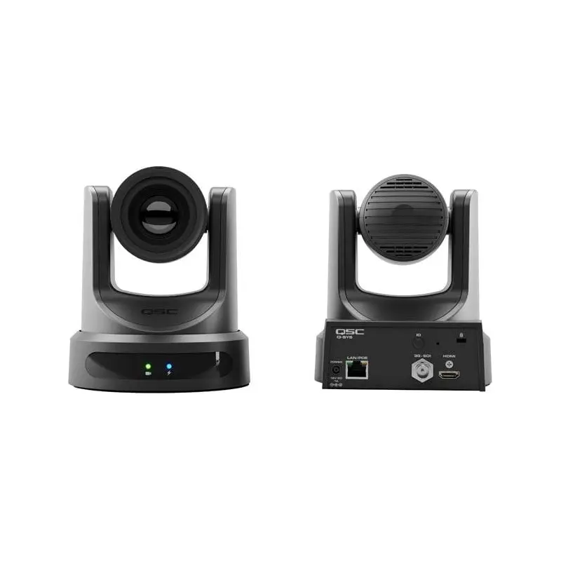 Q-SYS NC-20x60 Network Camera with 20x Optical Zoom and 60-degree Horizontal Field of View with PoE