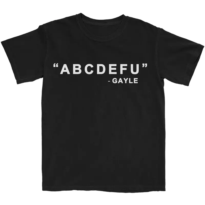 abcdefu Black T-Shirt