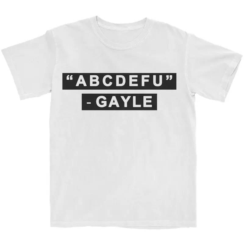 abcdefu White T-Shirt